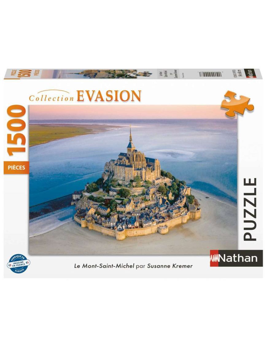Puzzle 1500 p Le Mont-Saint-Michel FR Nathan