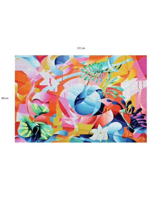 Puzzle 3000 p Abstraction vegetale Amaury Dubois FR Nathan