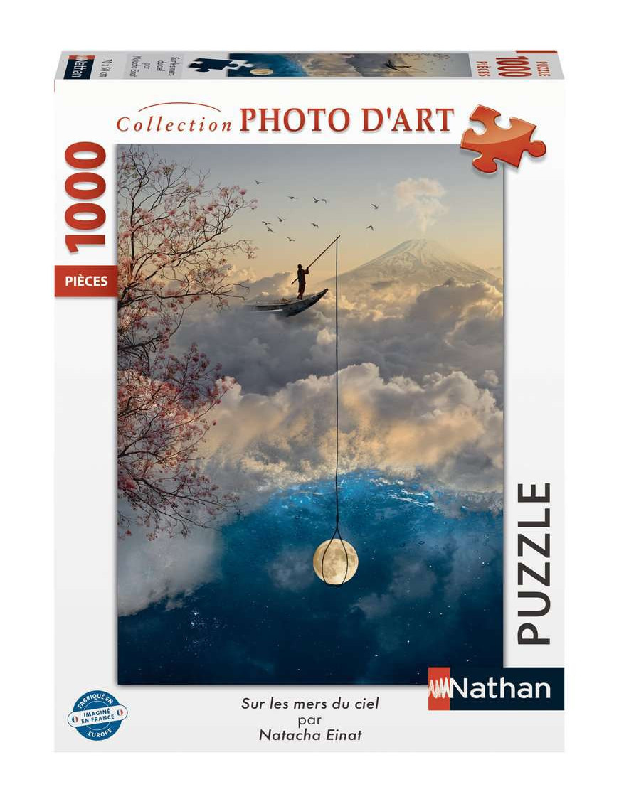 Puzzle 1000 p Sur les mers du ciel Natacha Einat FR Nathan