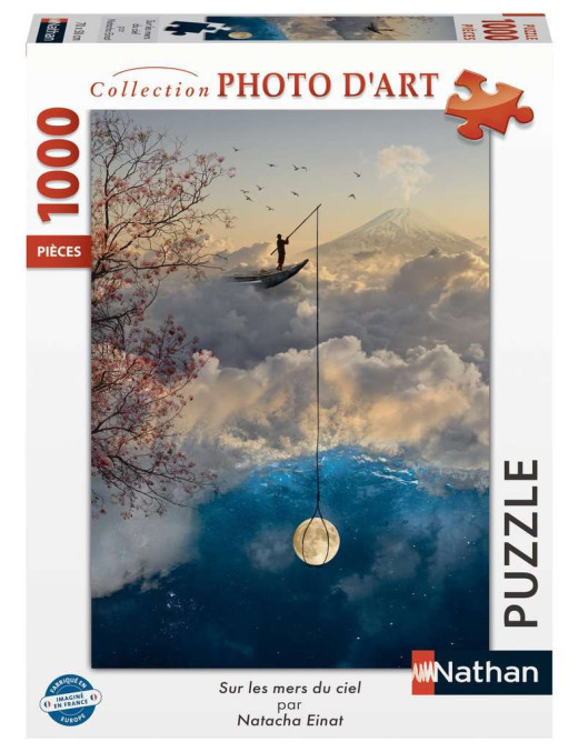 Puzzle 1000 p Sur les mers du ciel Natacha Einat FR Nathan