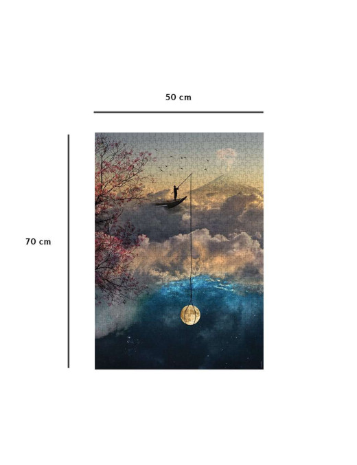 Puzzle 1000 p Sur les mers du ciel Natacha Einat FR Nathan