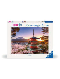 Puzzle 1000 p Cerisiers en fleurs du Mont Fuji FR Ravensburger