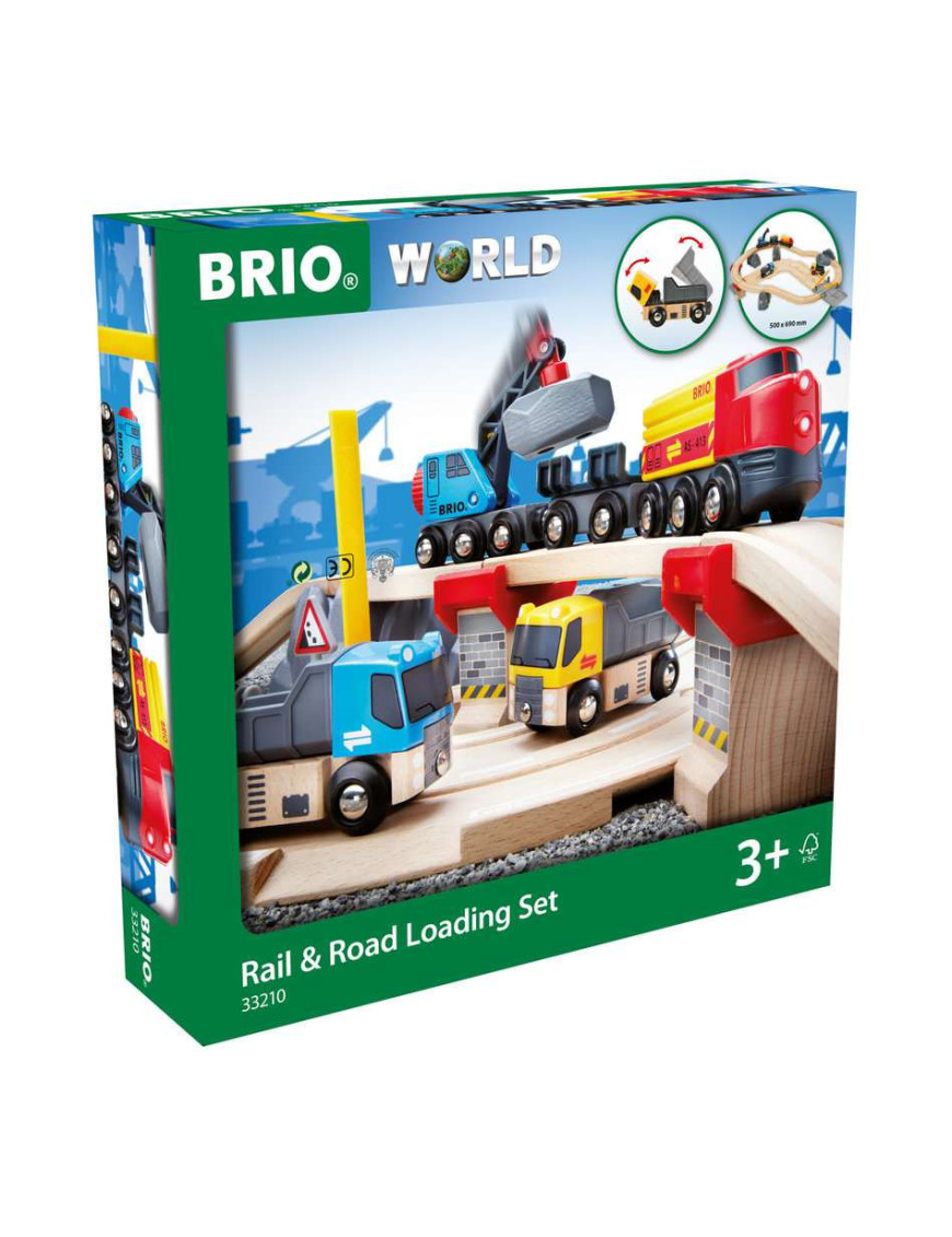 Circuit rail route transport de roches FR Brio 33210