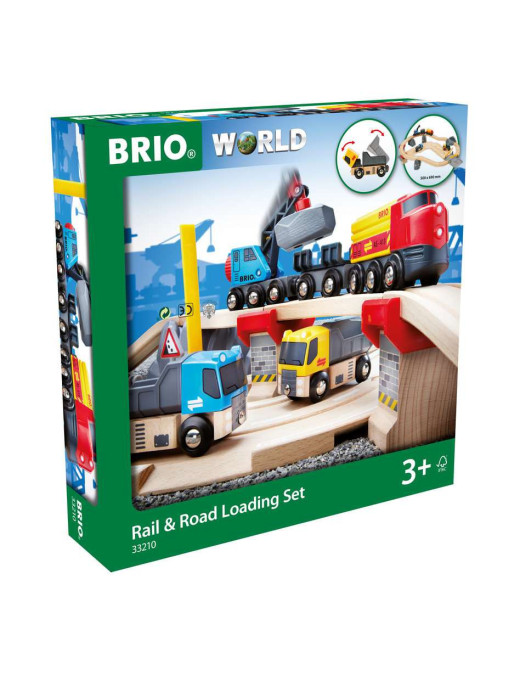 Circuit rail route transport de roches FR Brio 33210