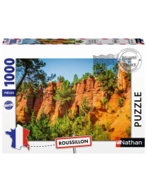 Puzzle 1000 p Le sentier des Ocres de Roussillon FR Nathan