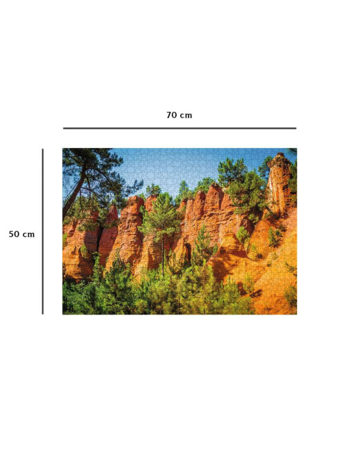 Puzzle 1000 p Le sentier des Ocres de Roussillon FR Nathan