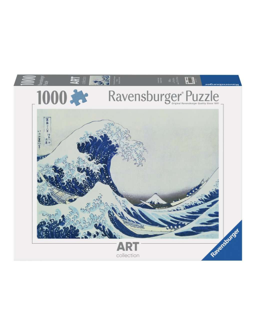 Puzzle 1000 p La Grande vague de Kanagawa / Hokusai FR Ravensburger