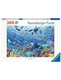 Puzzle 3000 p Monde sous-marin coloré FR Ravensburger