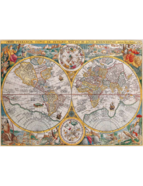 Puzzle 1500 p Mappemonde 1584 FR Ravensburger