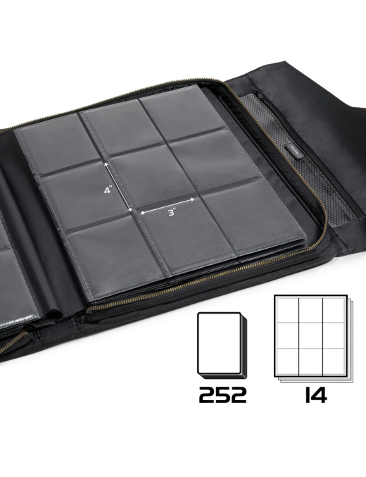 Portfolio Enhance Zippered Toploader Binder (252 Capacity) Accessory Power