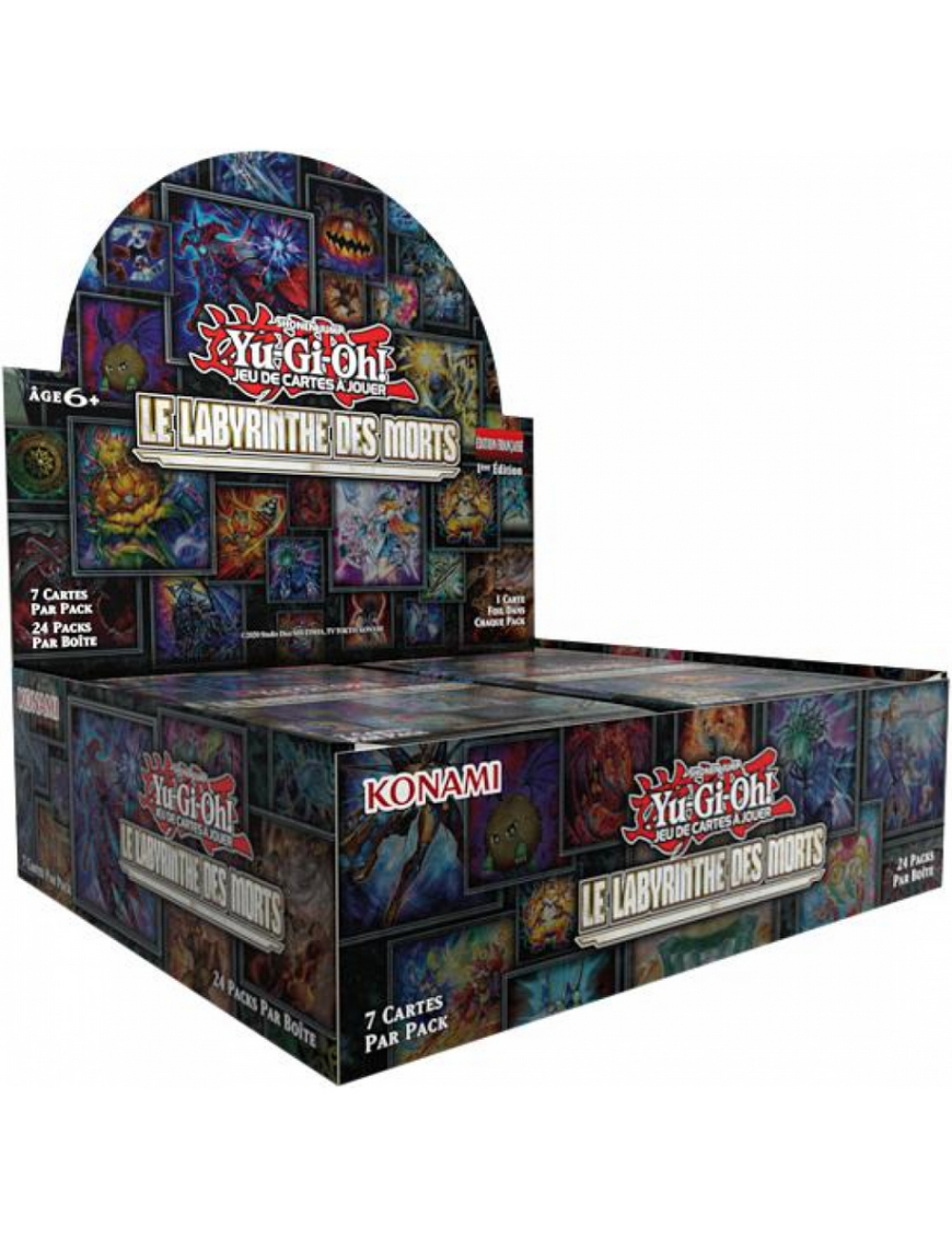 YuGiOh Boite de 24 Booster Le labyrinthe des morts FR Konami