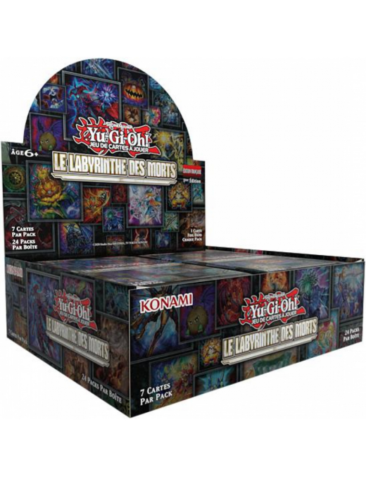 YuGiOh Boite de 24 Booster Le labyrinthe des morts FR Konami