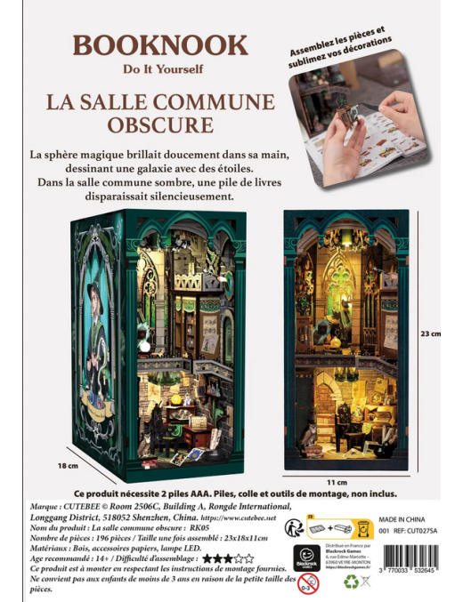 Maquette Booknook La Salle commune obscure FR CuteBee