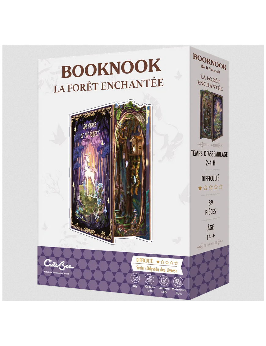 Maquette Booknook La Forêt Enchantée FR CuteBee