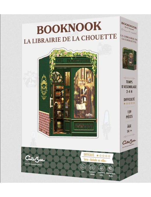 Maquette Booknook La librairie de la Chouette FR CuteBee