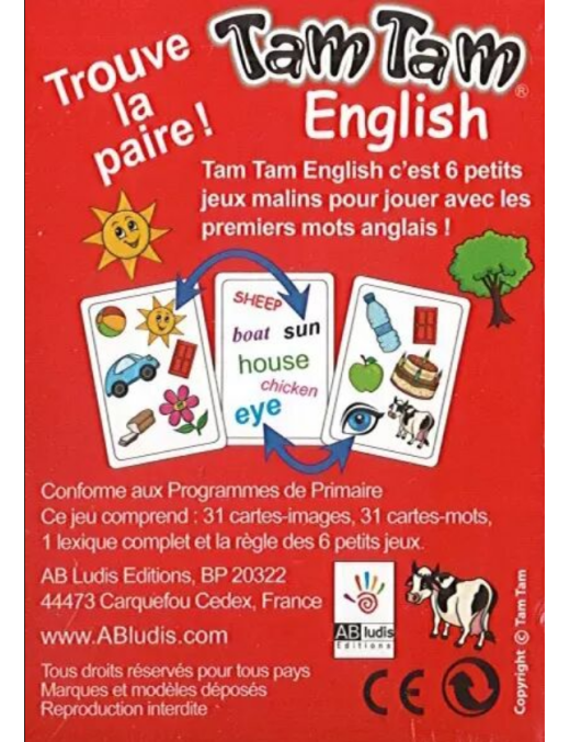 Tam Tam English FR AB Ludis Editions