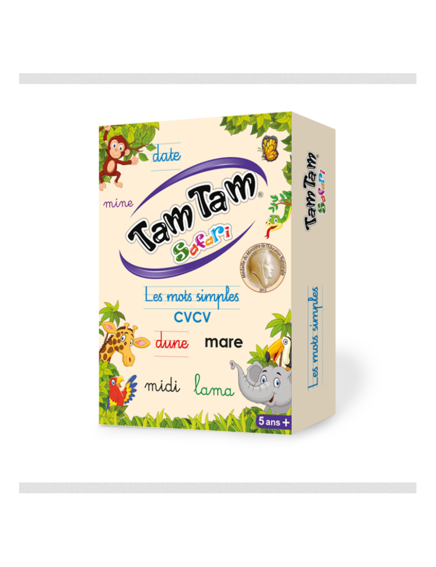 Tam Tam Safari Les mots simples FR AB Ludis Editions