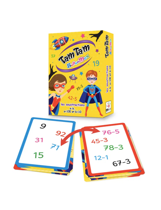 Tam Tam Supermax Les Soustractions FR AB Ludis Editions