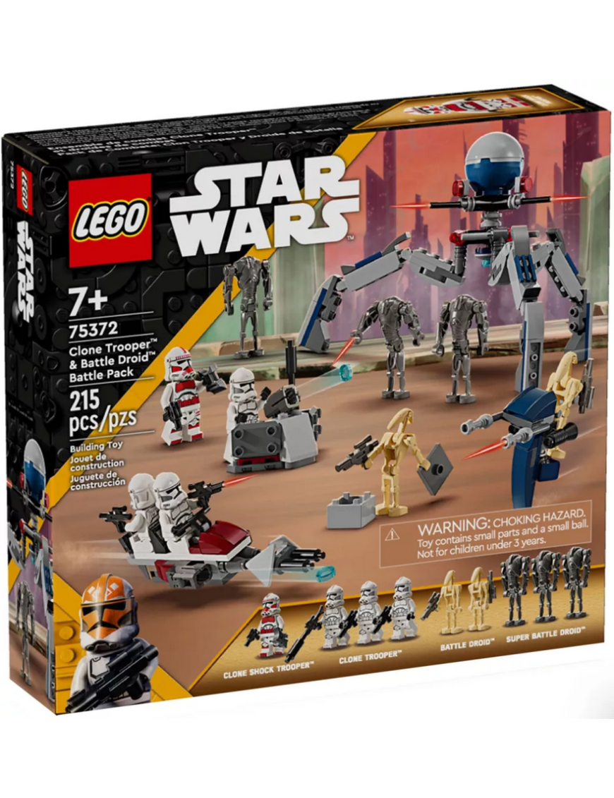 LEGO Star Wars Pack de combat Clone Troopers et Droides 75372