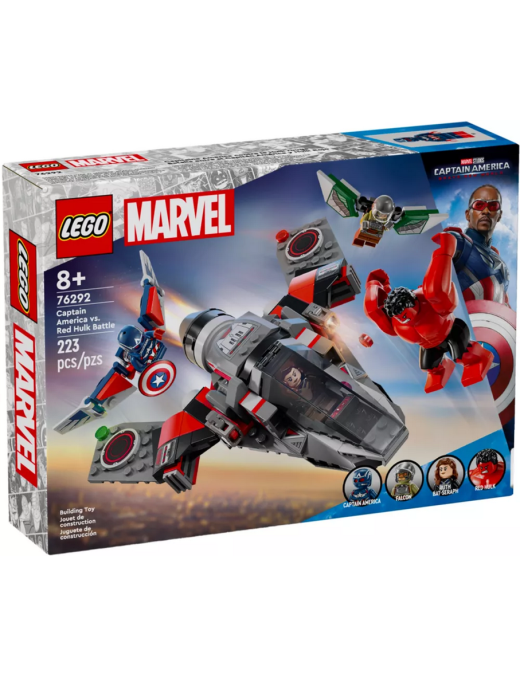 LEGO Marvel Captain America vs Hulk rouge 76292