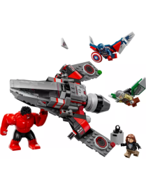 LEGO Marvel Captain America vs Hulk rouge 76292