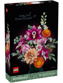 LEGO Botanicals Le joli bouquet de fleurs roses 10342