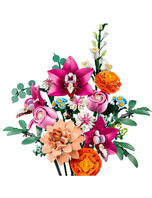 LEGO Botanicals Le joli bouquet de fleurs roses 10342