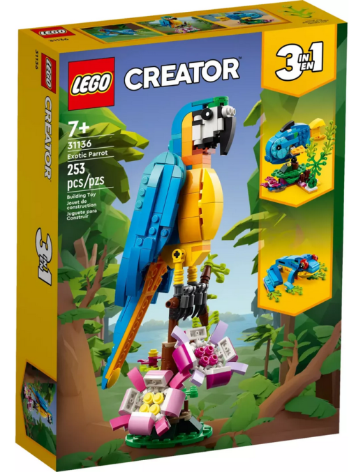 LEGO Creator Le perroquet exotique 31136