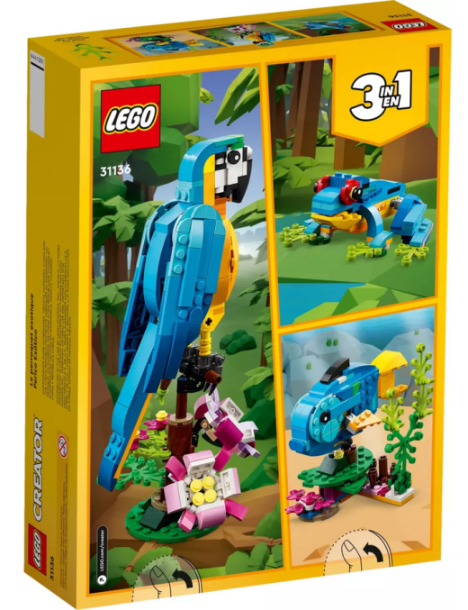LEGO Creator Le perroquet exotique 31136