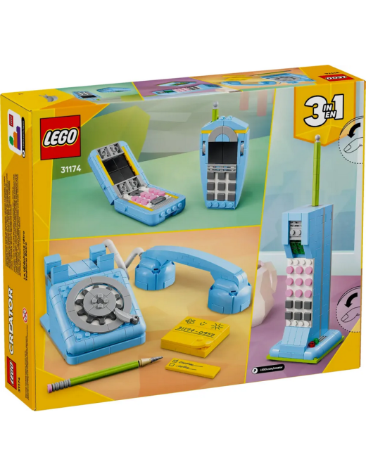 LEGO Creator 3 en 1 Le téléphone rétro 31174