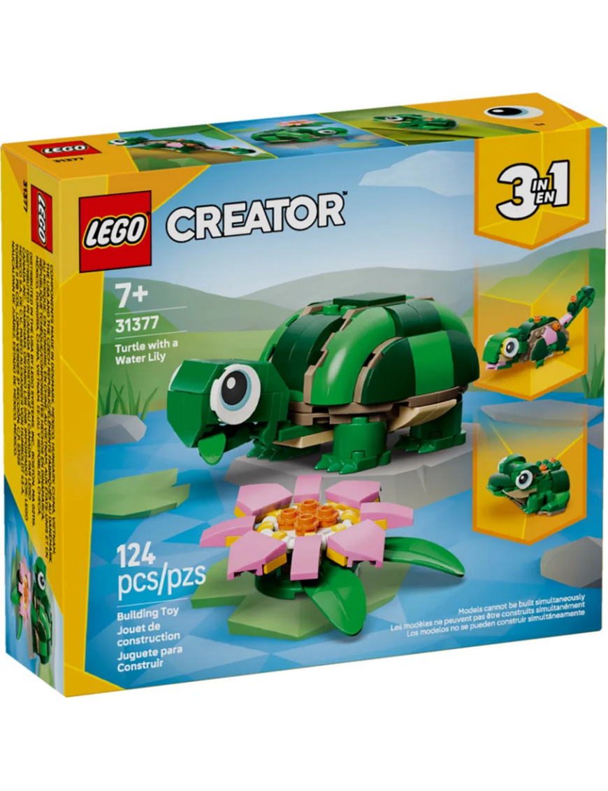 LEGO Creator La Tortue et la Fleur de Nénuphar 31377