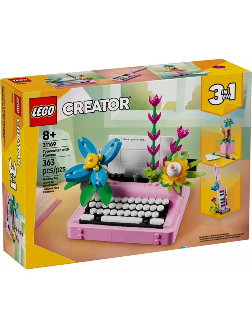 LEGO Creator La Machine à écrire avec des Fleurs 31169
