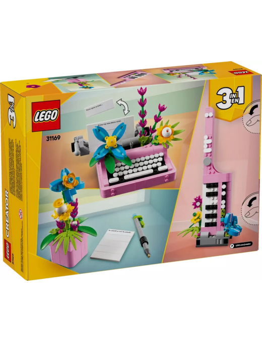LEGO Creator La Machine à écrire avec des Fleurs 31169