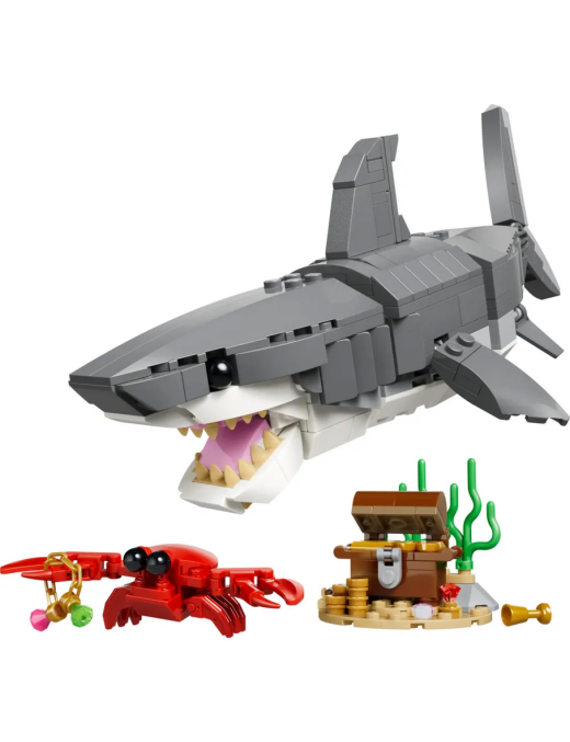 LEGO Creator Le Redoutable Requin et le Coffre au Trésor 31381