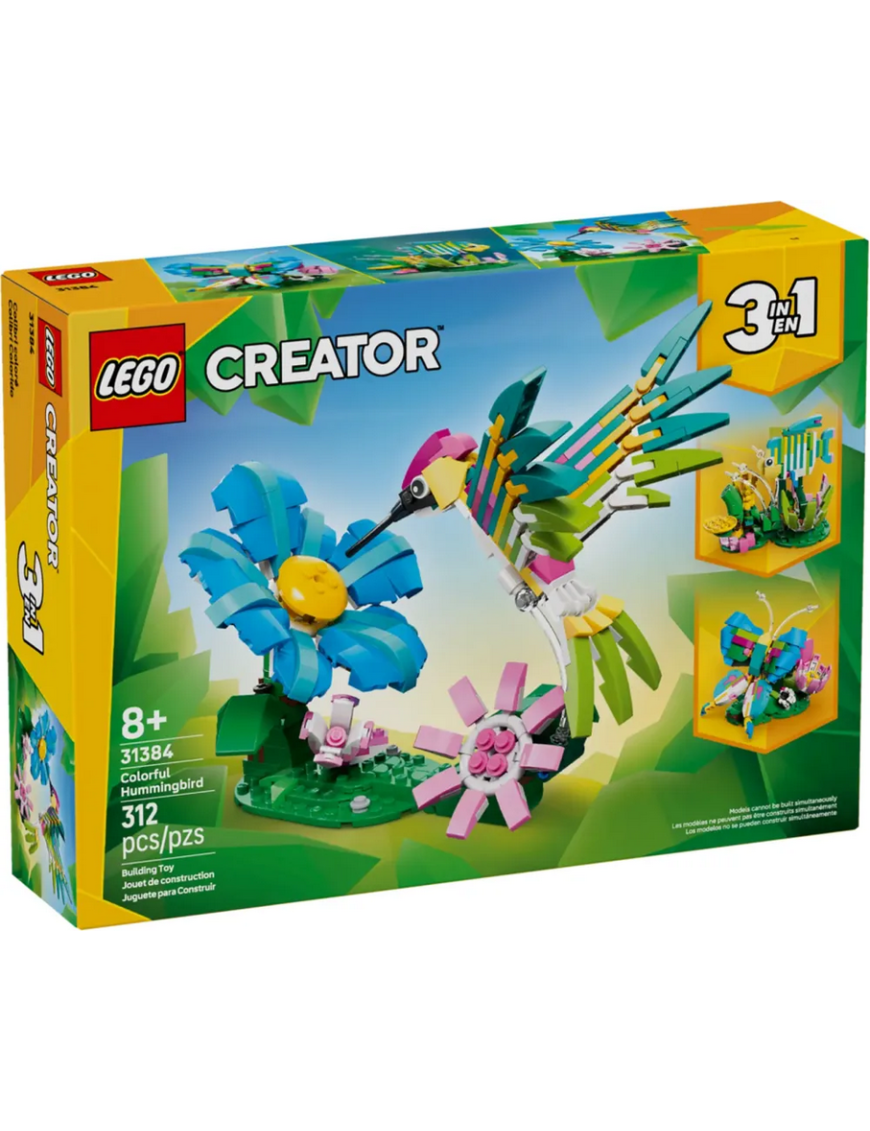 LEGO Creator Animaux Sauvages : le Colibri Coloré 31384