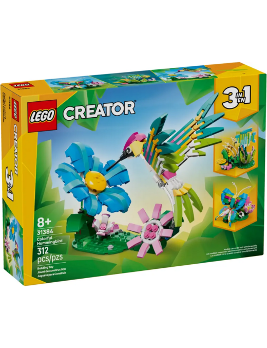 LEGO Creator Animaux Sauvages : le Colibri Coloré 31384