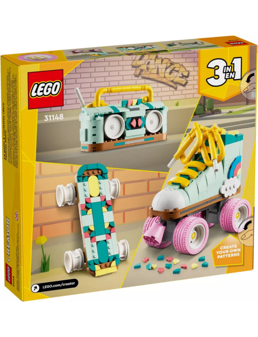 LEGO Creator 3en1 Les Patins à Roulettes Rétro 31148