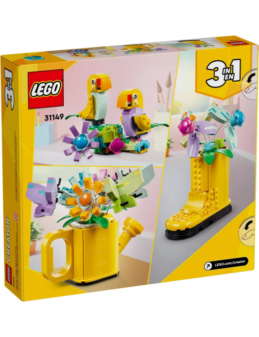 LEGO Creator 3en1 Les Fleurs dans l'Arrosoir 31149