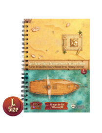 Livre plateau de jeu Edition Heroic Fantasy extérieur (297x2108 mm) format A4 - Couverture rigide FR Ludistri