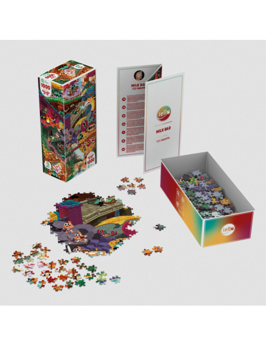 Puzzle Universe Milk Bar 1000 pieces FR iello