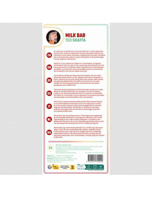 Puzzle Universe Milk Bar 1000 pieces FR iello