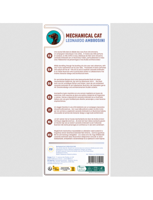 Puzzle Universe Mechanical Cat 1000 pieces FR iello