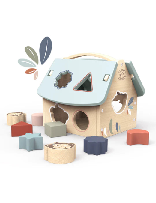 Maison des formes 9 blocs Speedy Monkey