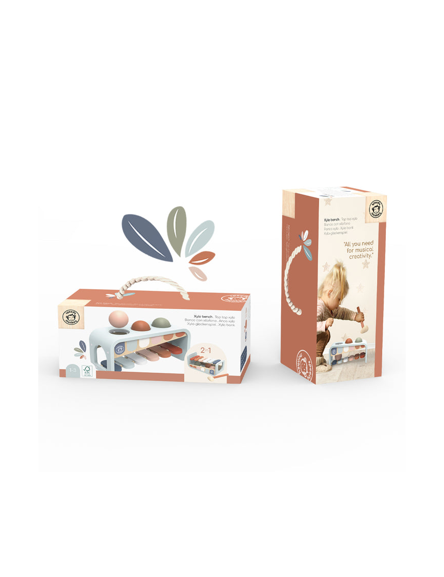 Xylophone et Banc 2en1 Speedy Monkey