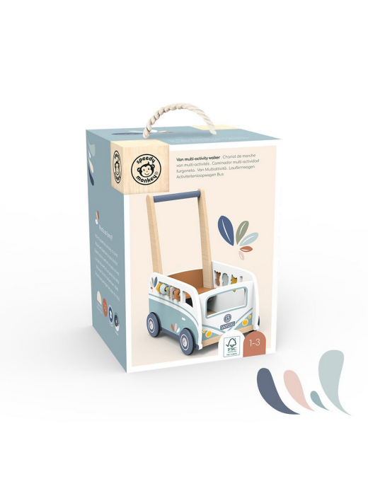 Chariot de marche Van multi-activités Speedy Monkey