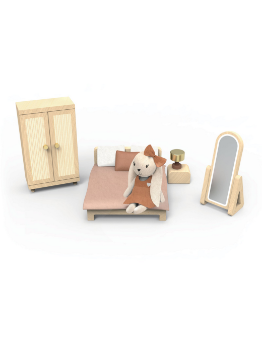 Chambre de la maison de poupée +1 lapin Speedy Monkey