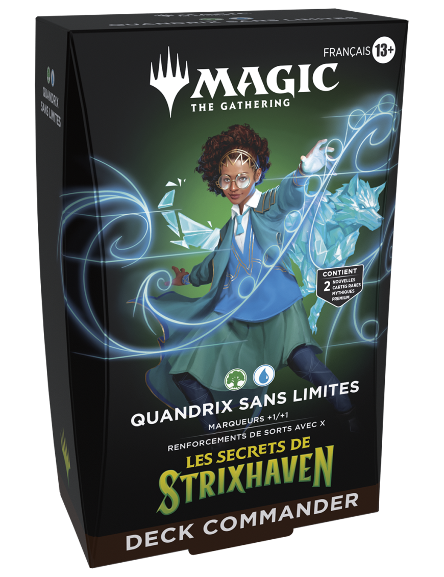 Quandrix sans limites Magic Les secrets de Strixhaven Deck Commander FR MTG