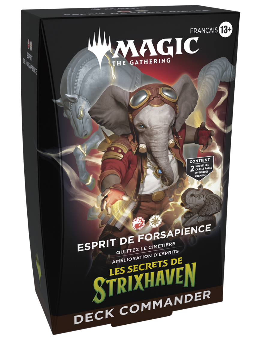 Esprit de Forsapience Magic Les secrets de Strixhaven Deck Commander FR MTG