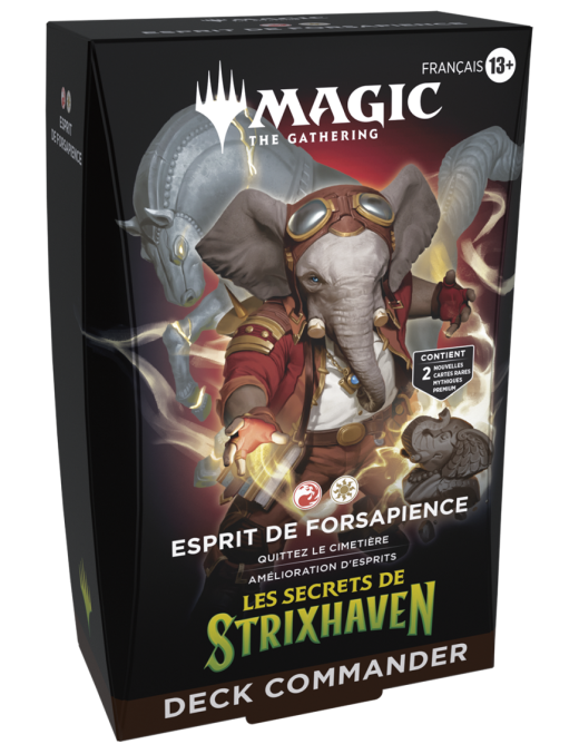 Esprit de Forsapience Magic Les secrets de Strixhaven Deck Commander FR MTG