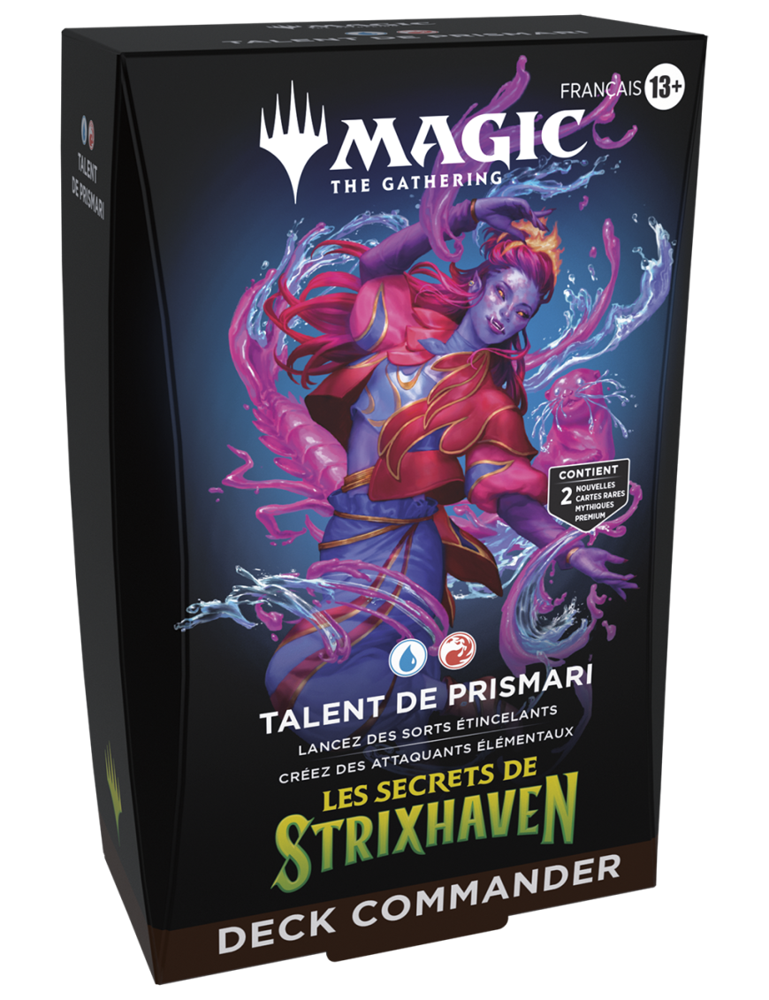 Talent de Prismari Magic Les secrets de Strixhaven Deck Commander FR MTG